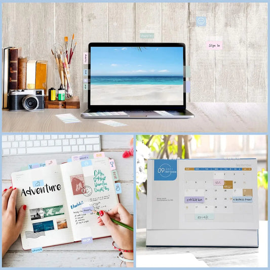 420 beschreibbare Index-Tabs für effiziente Organisation von Dokumenten
