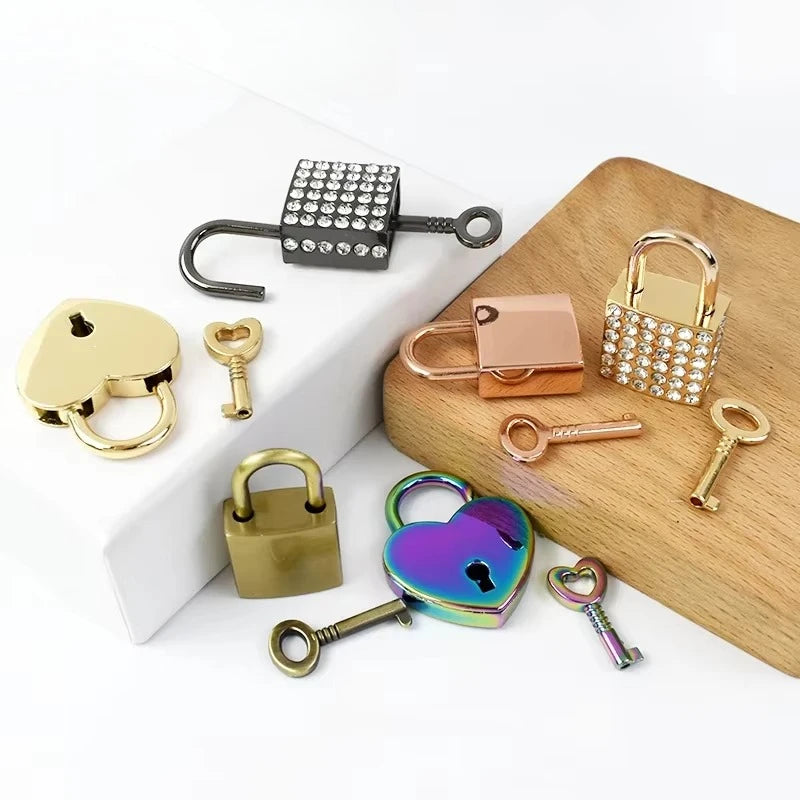 Robuster Metall-Drehverschluss für Handtaschen - Geldbörsen – 1-5 Sets