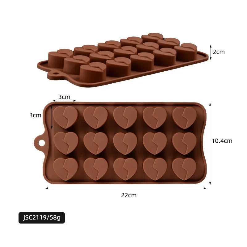 Flexible Silikon Kuchenform für Süßwaren Backen – Antihaft - Umweltfreundlich