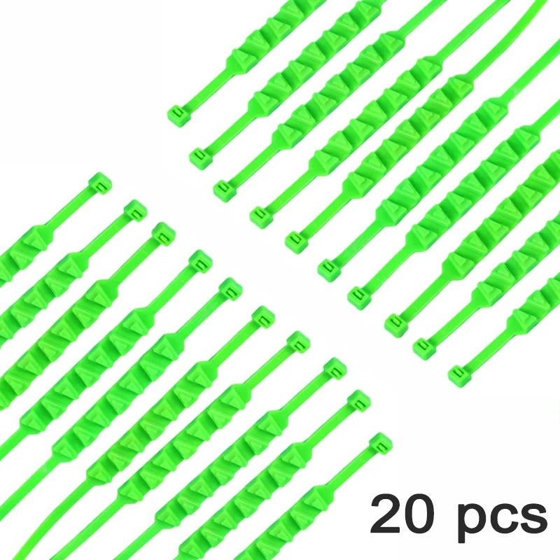 10-teiliges Set rutschfeste Schneeketten für Reifen und Räder