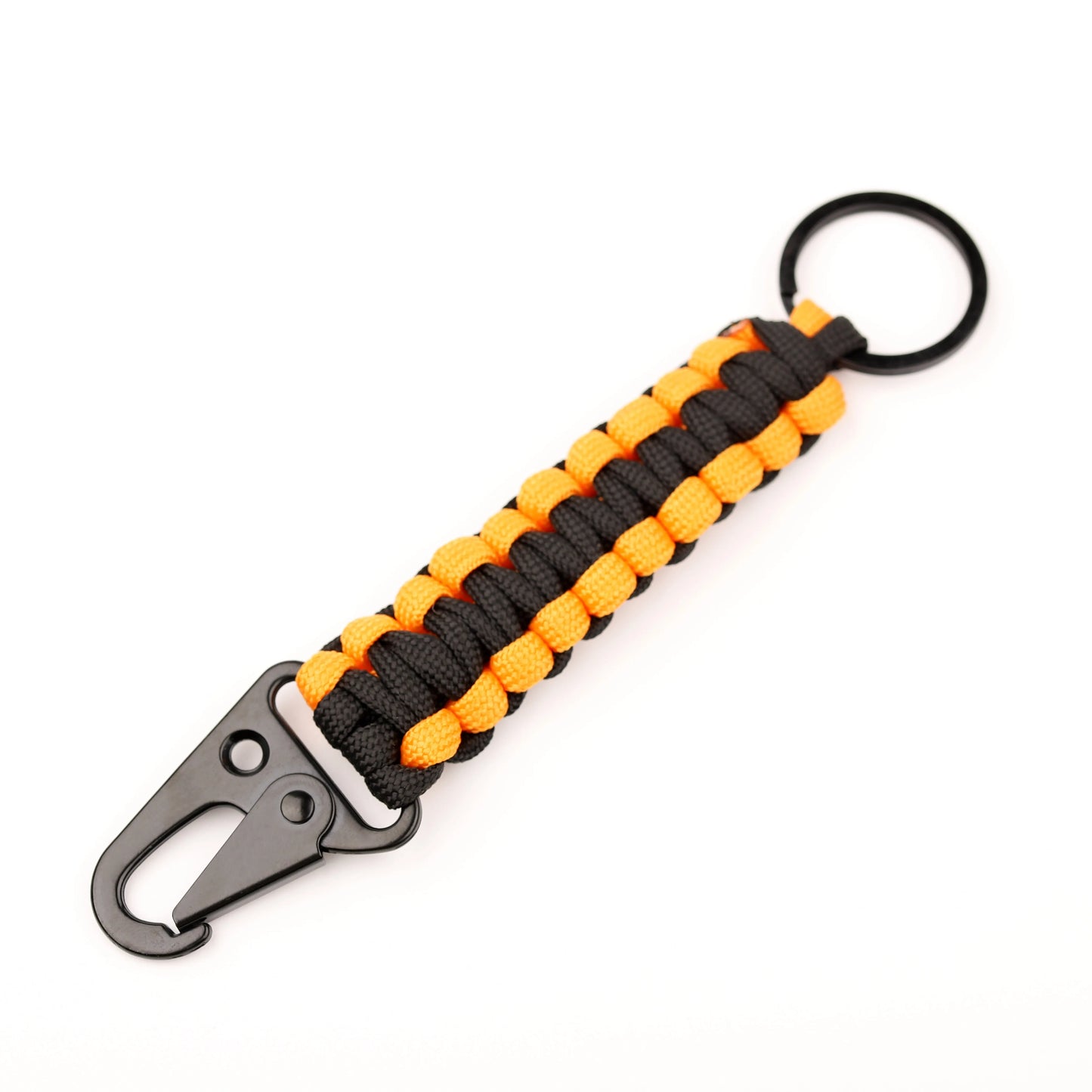 Robuster Paracord Schlüsselanhänger mit Karabiner und Flaschenöffner für Outdoor