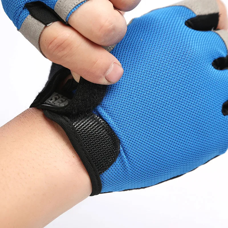 Maximaler Grip - Komfort: Fingerlose Gym Handschuhe unisex, atmungsaktiv - rutschfest