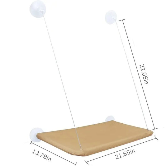 Katze Fenster Hängematte mit Saugnapf Atmungsaktiv Katzennest Haustierbett