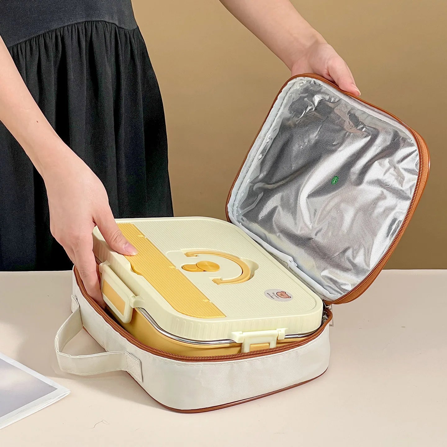Isolierte Lunchtasche mit großer Kapazität wasserdichte Oxford Kühlbox