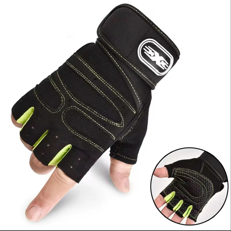 Stoßfeste Gym Handschuhe Unisex – Komfort - Grip für Fitness - Bodybuilding