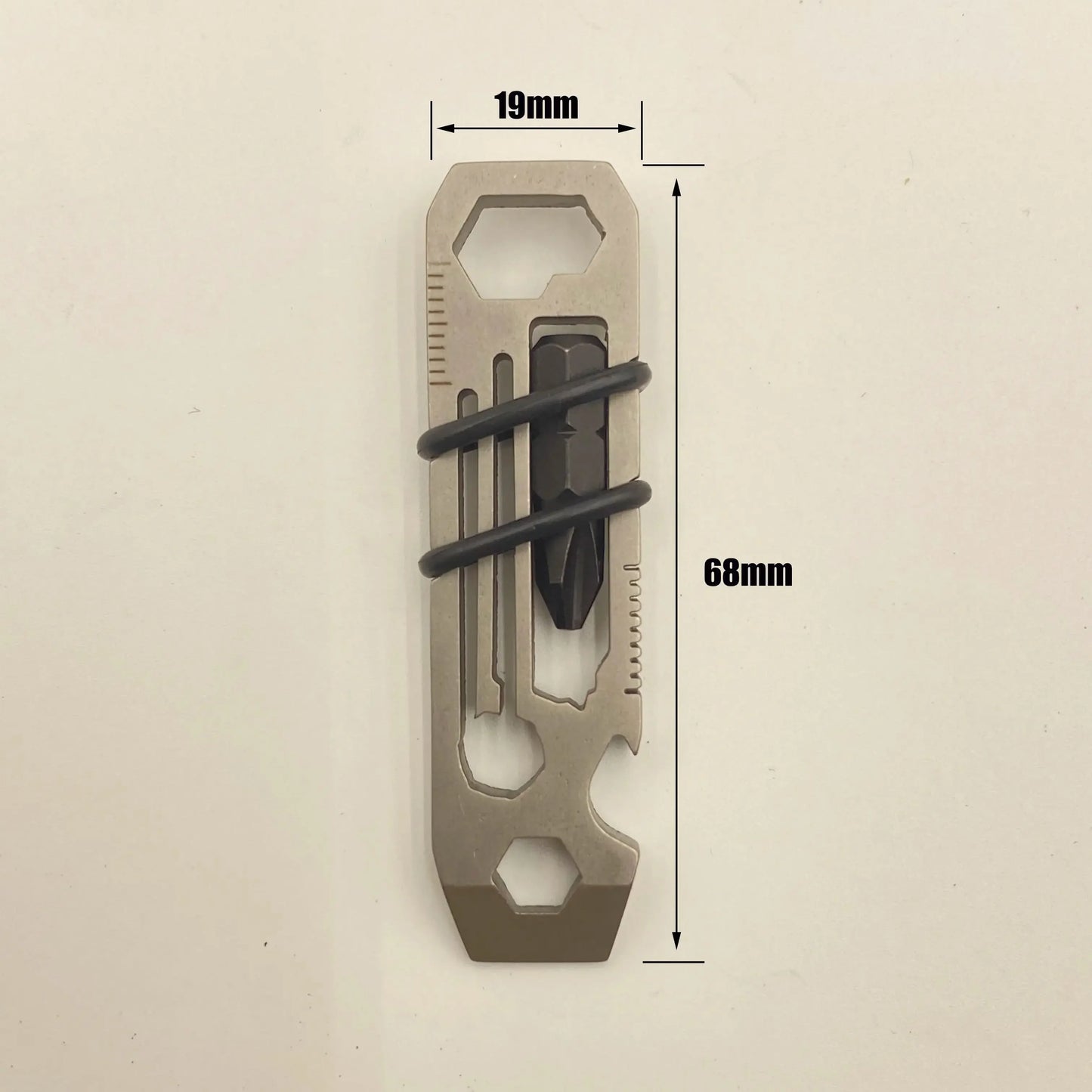 Praktisches EDC Survival-Tool aus Edelstahl – Flaschenöffner - Mehr