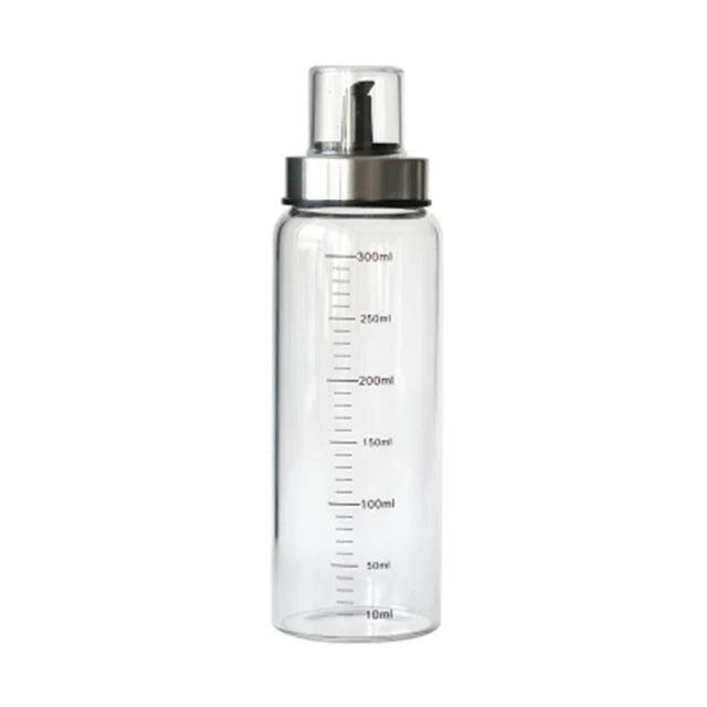 Präziser Dosiergenuss: Umweltfreundliche Glas-Ölflasche 180/300/500ml für Küche
