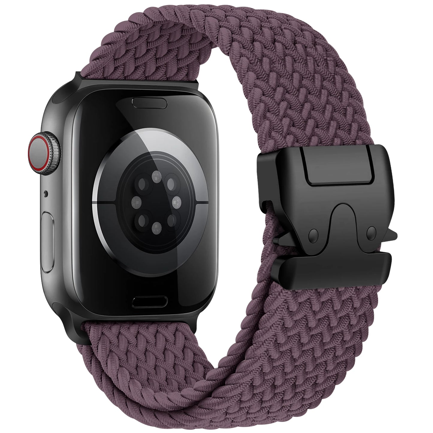 Geflochtenes Nylon Uhrenarmband Sport Ersatz für 41-49 mm Smartwatch