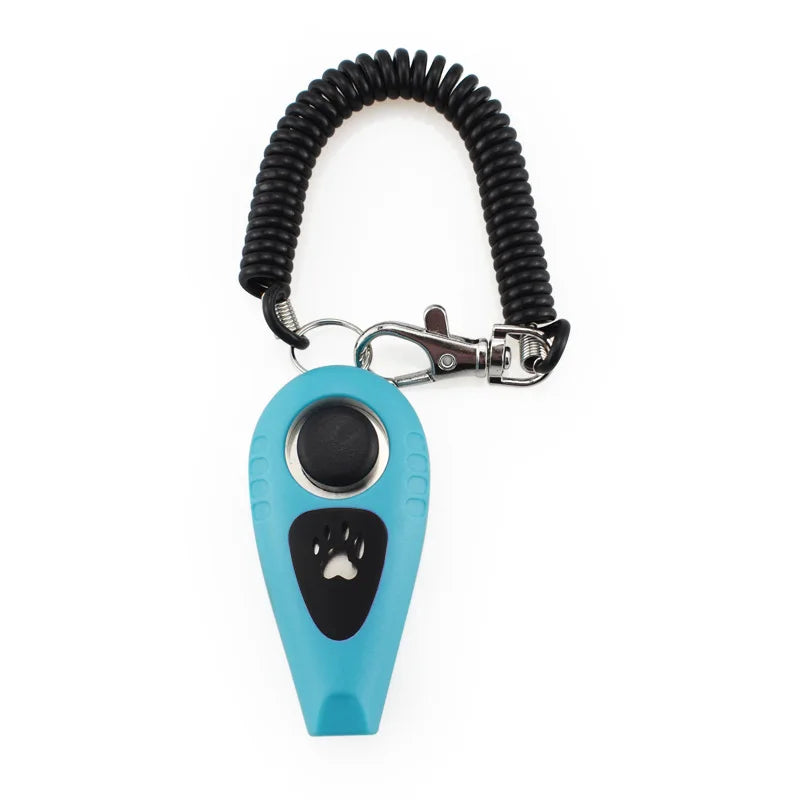 Multifunktions Haustier Clicker Pfeife – Hunde Katzen Training Schlüsselanhänger