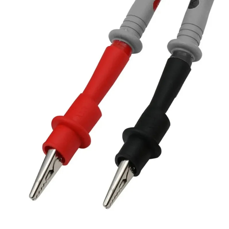 Sicher - Präzise: 2er Set Krokodilklemmen Rot/Schwarz 10A 1000V für Messungen