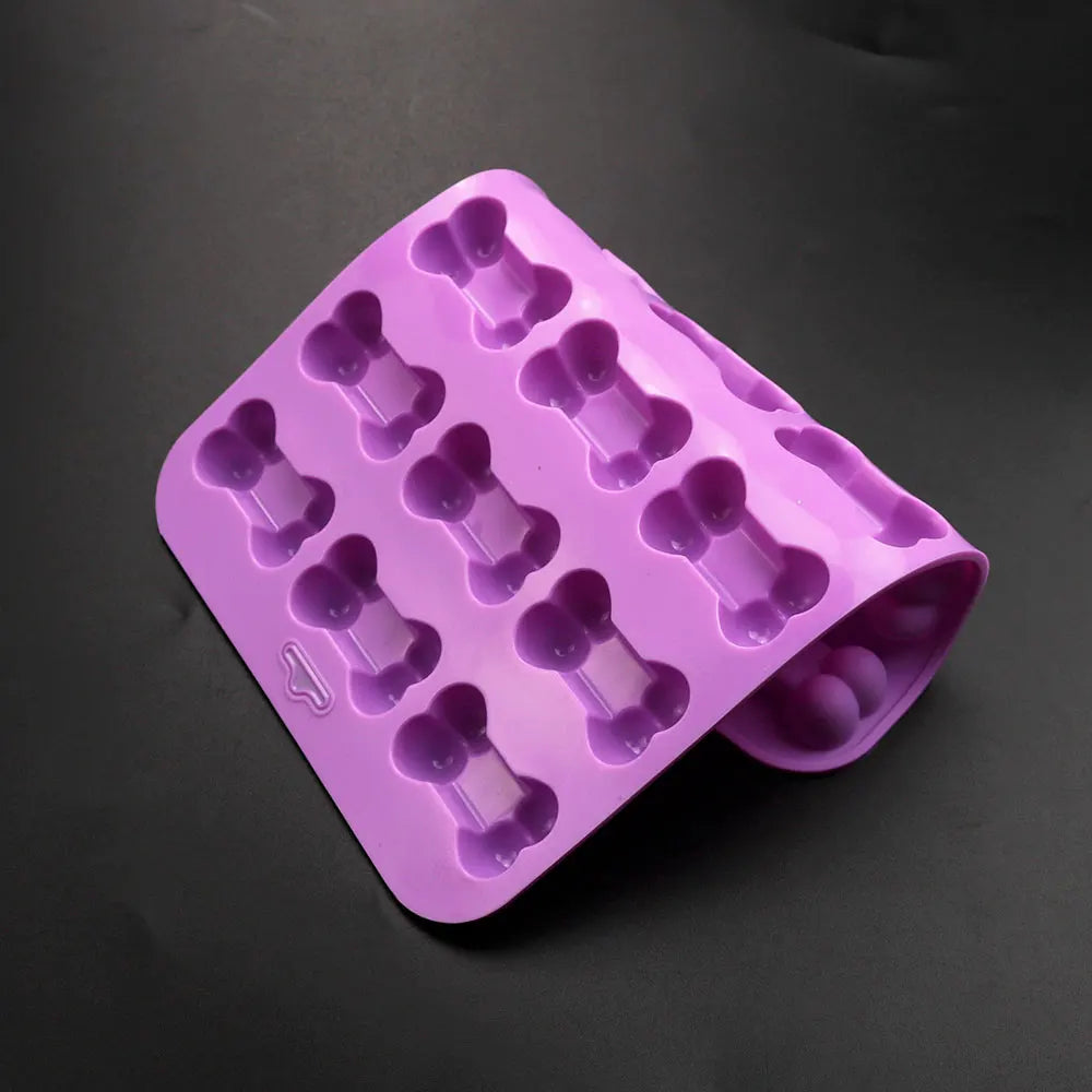 Silikonform Hundeknochen für Kekse Süßigkeiten und Backen vielseitig einsetzbar