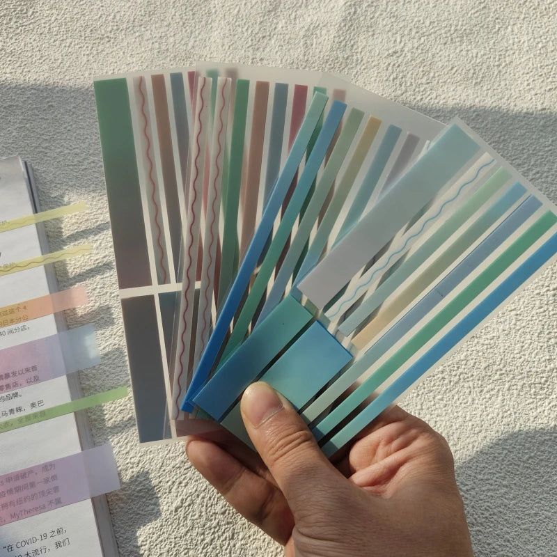 160/180x Seitenmarkierungen Haftnotizen - Wiederverwendbare Akten Index Aufkleber Tabs