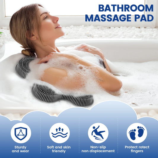 Rutschfeste Silikon-Körperdusche mit Wandmontage für sanfte Reinigung