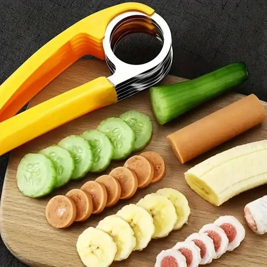 Präzises - schnelles Obst- und Gemüse-Schneiden mit handlichem Edelstahl Slicer 17,5cm