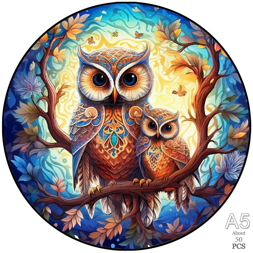 Anspruchsvolles Landschafts Holzpuzzle für Dekoration und Spiel