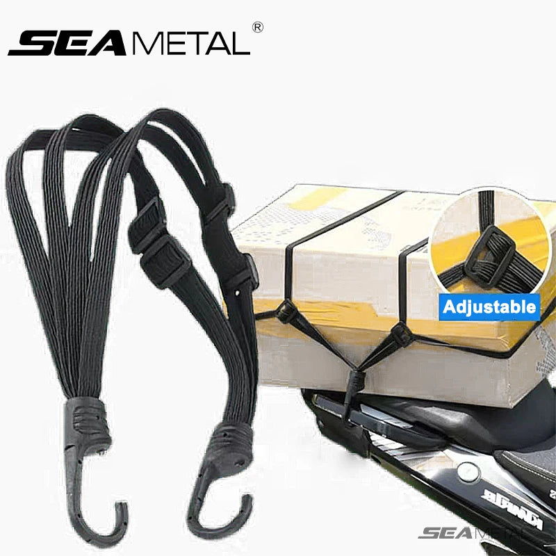 Motorrad-Helmhalter Spanngurt elastisch 60/90 cm Befestigung