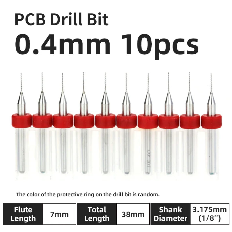 Präzisions Mikrobohrer Set Wolframkarbid für PCB Holz CNC 0.1-3.175mm