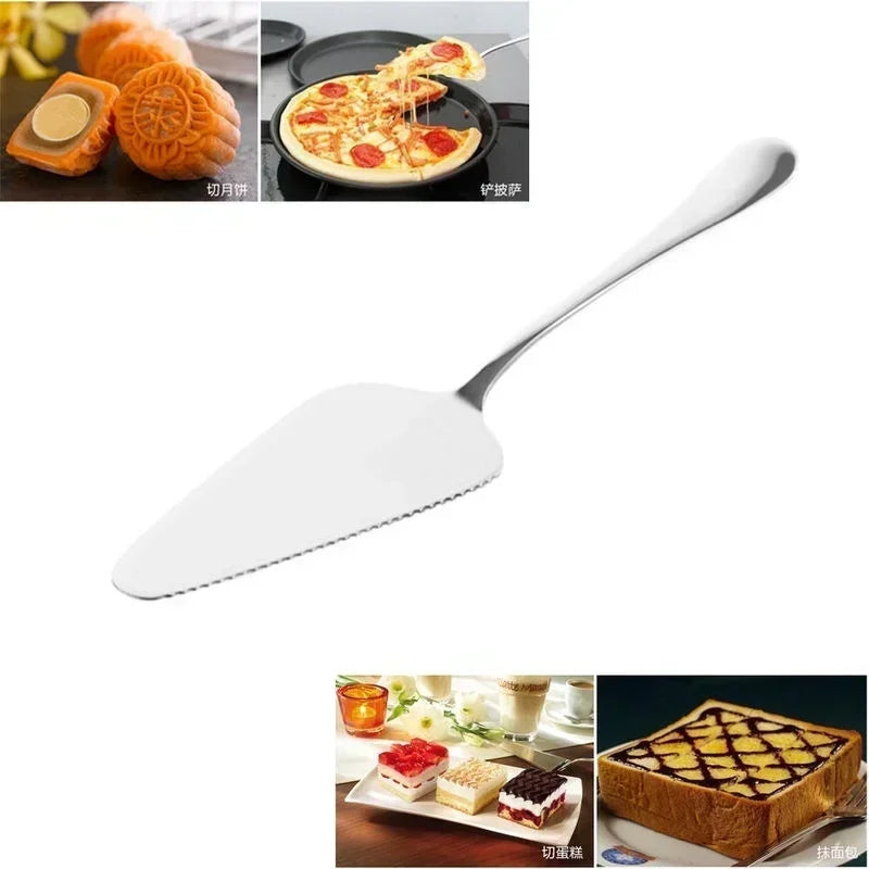 Edelstahl Kuchenheber - Pizzaschaufel – Robustes Küchenwerkzeug 22,5 cm