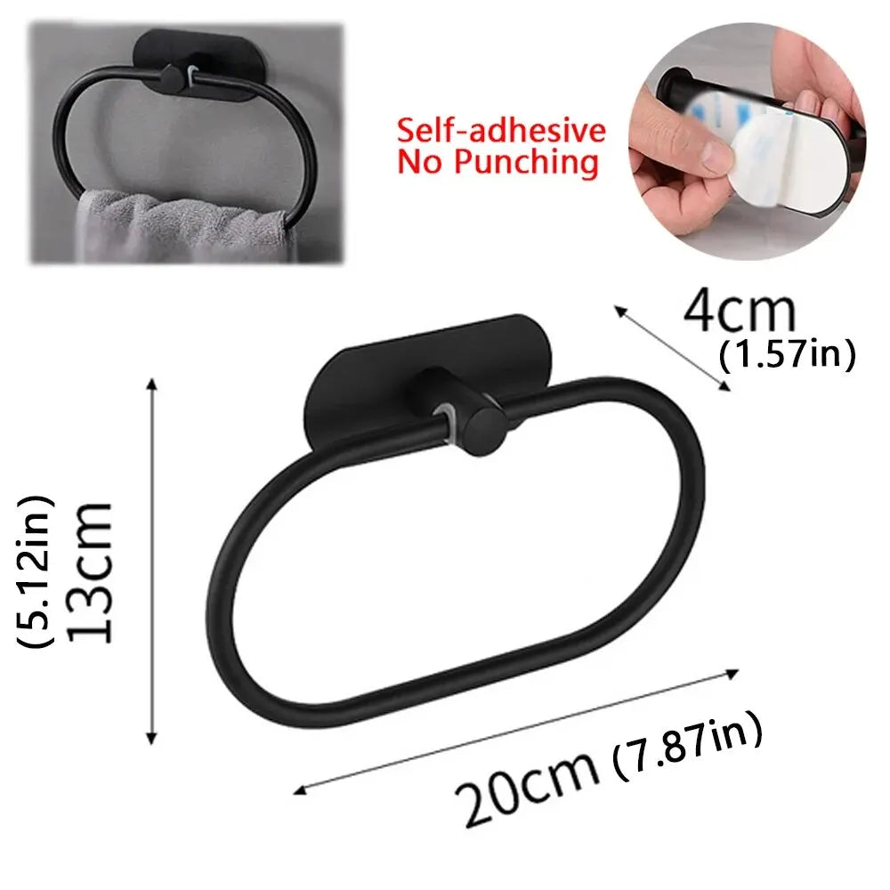 Edelstahl Handtuchhalter Selbstklebend für Bad und Küche