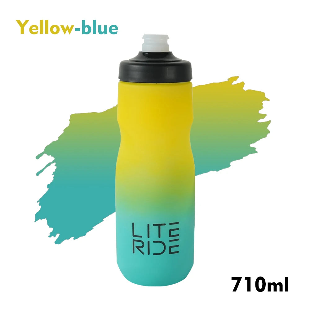 Robuste Fahrradflasche 610/710 ml – BPA-frei, tropffrei, ideal für MTB - Outdoor