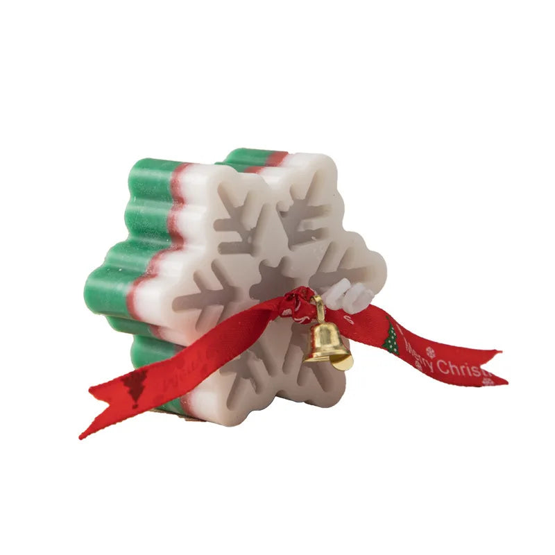 Weihnachts Schneeflocke Aromatherapie Kerze mit romantischer Atmosphäre