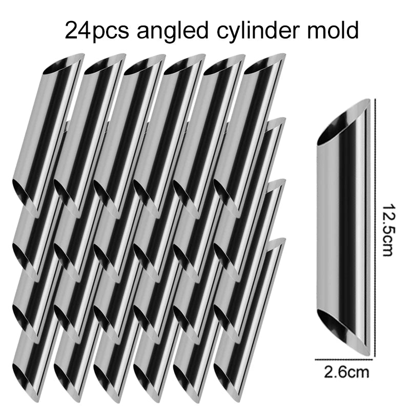 Edelstahl Backformen für knusprige Croissants und Desserts