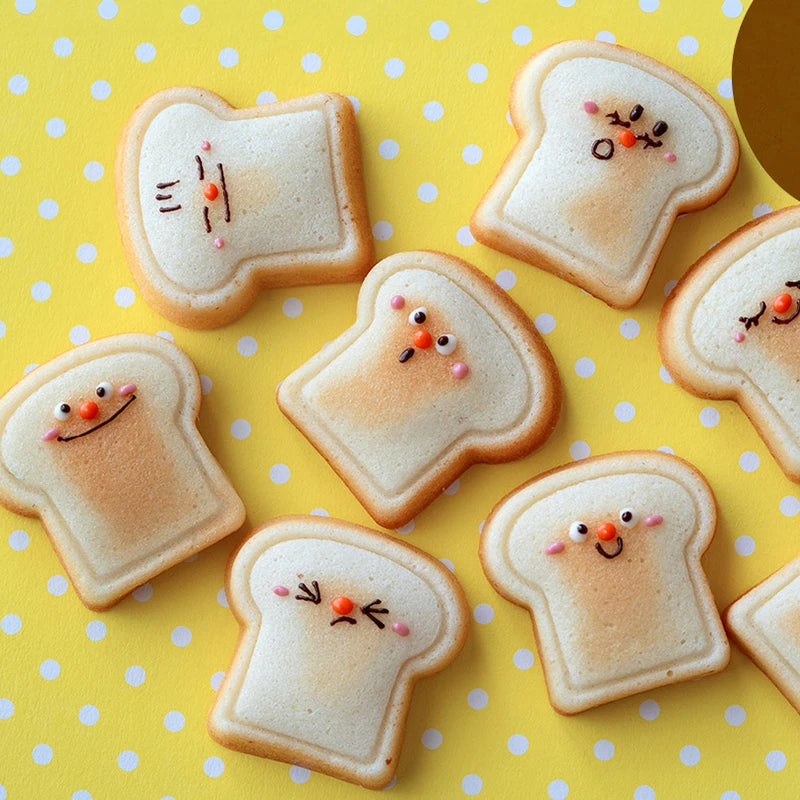 8-Hohlraum Madeleine Muffin Toastbrot Form aus Kohlenstoffstahl