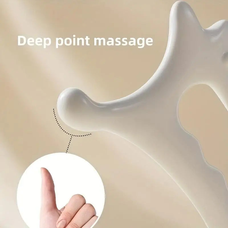 Ergonomisches Hand-Gua-Sha-Brett – vielseitig für Gesicht - Körperpflege