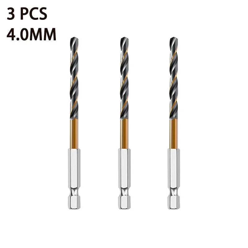 3/7/13PCS Spiralbohrer Set mit Hex Schaft für Holz und Metall
