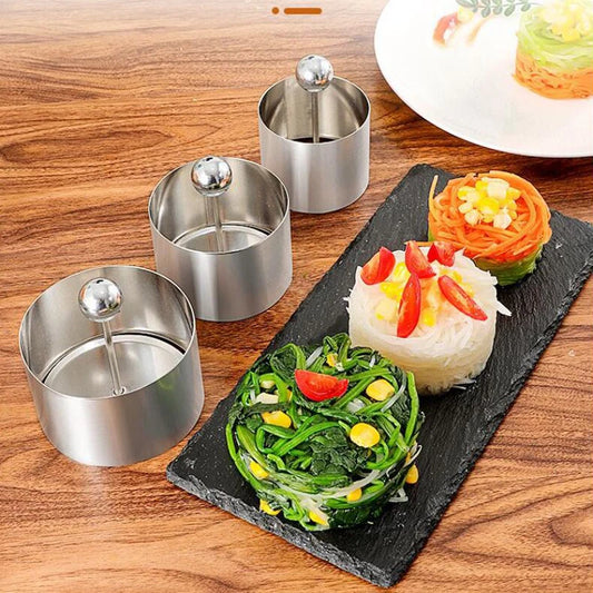 Edelstahl Kuchenmousse Ring mit Deckel für präzises Formen und Dekorieren