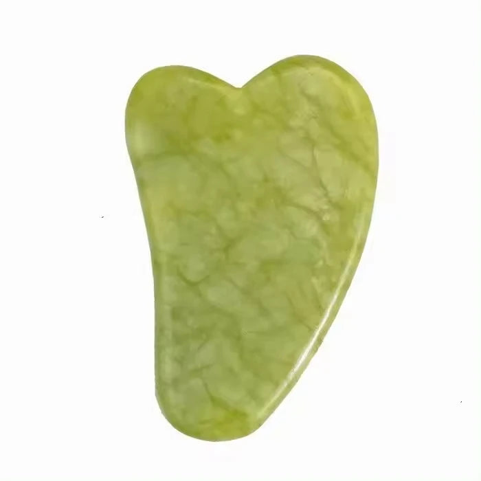 Natürlicher Gesichts-Jade-Roller mit kühlendem Gua Sha Set