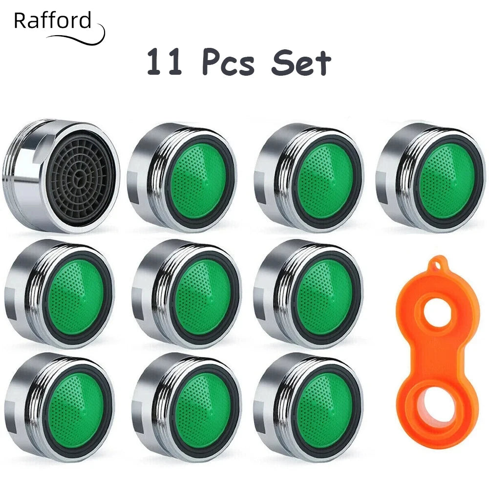 Wassersparendes 11-teiliges M24 Wasserhahnbelüfter-Set – Leise - effizient