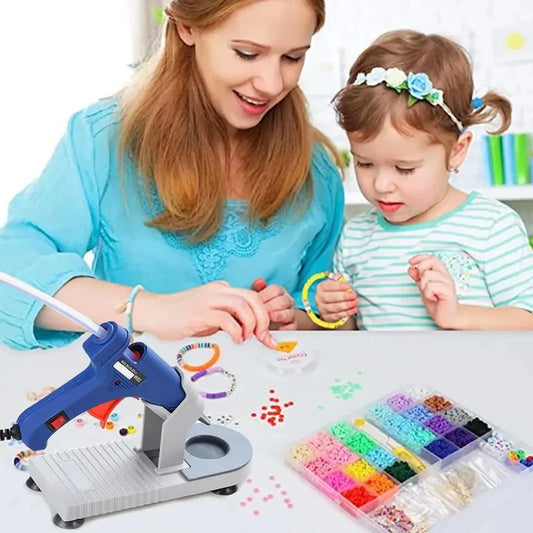 Platzsparender Klebepistolenhalter mit Saugnapf für Werkstatt - DIY