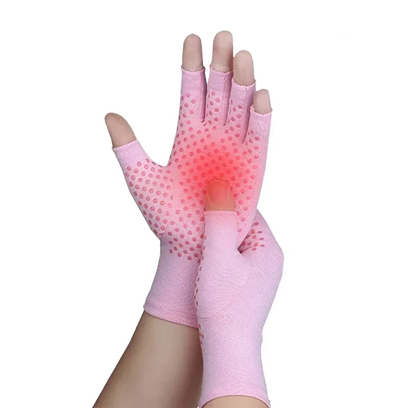 Fingerlose Kompressionshandschuhe für Handarthritis zur Schmerzreduktion