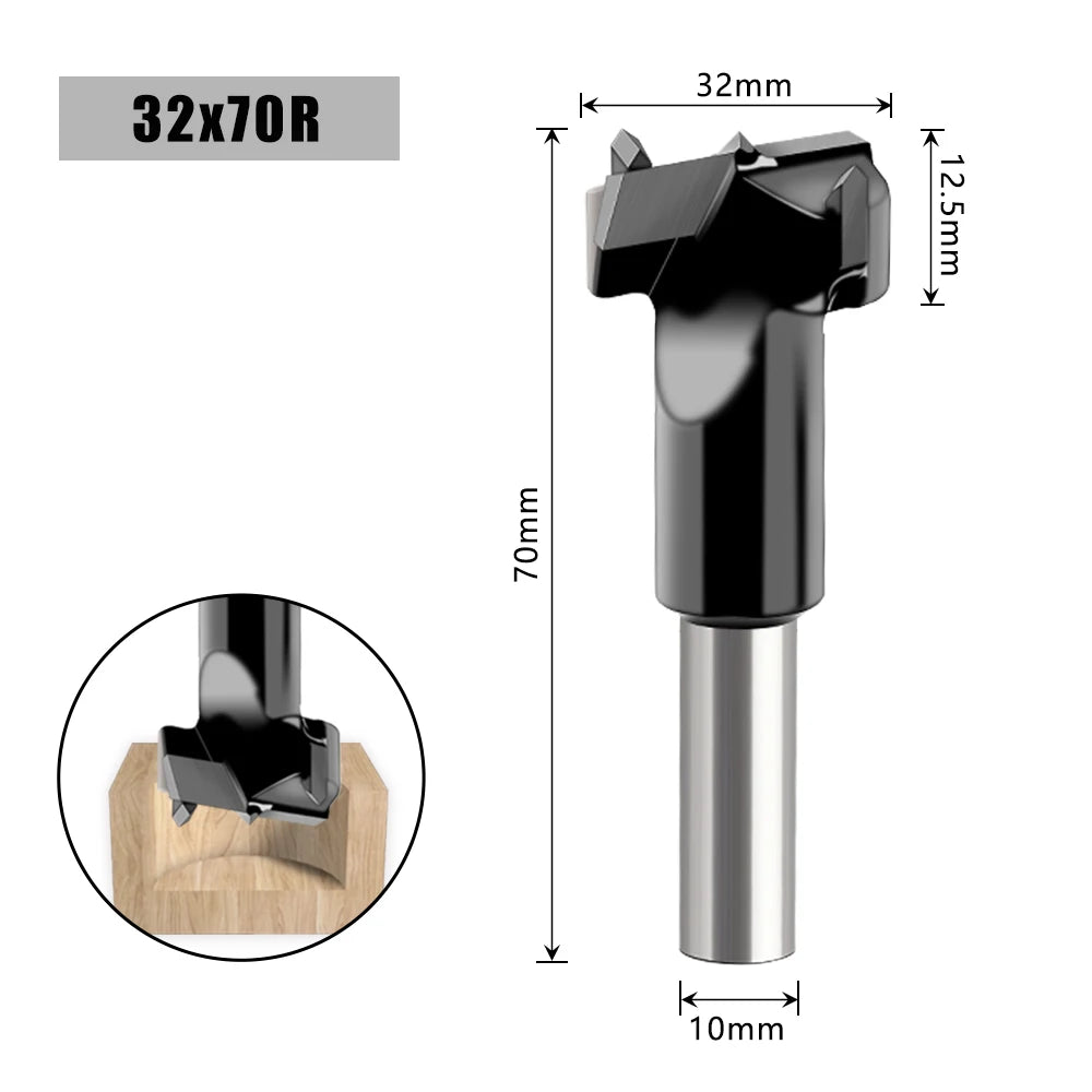 Holzbearbeitungs-Reihenbohrer mit 10 mm Schaftdurchmesser in versch Varianten