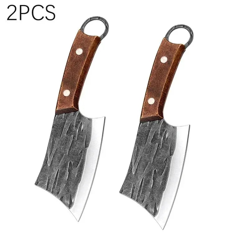 Handgefertigtes Edelstahl Küchenmesser Ausbeinmesser mit Holzgriff für präzises Schneiden
