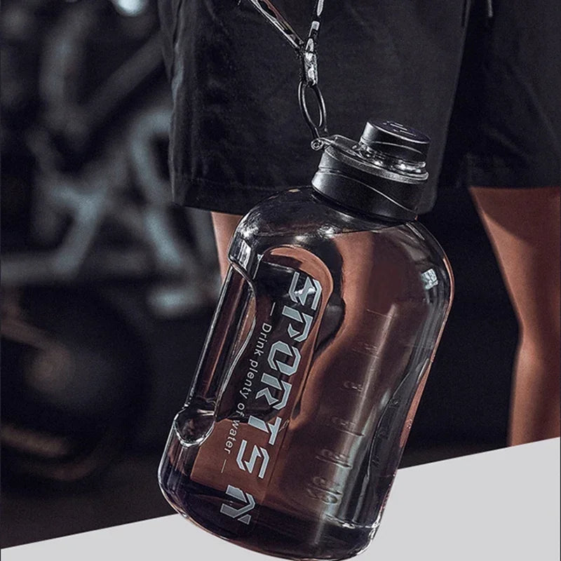 BPA-freie Sport Wasserflasche 1,7L - 2,7L – Robust, Groß - Ideal fürs Outdoor