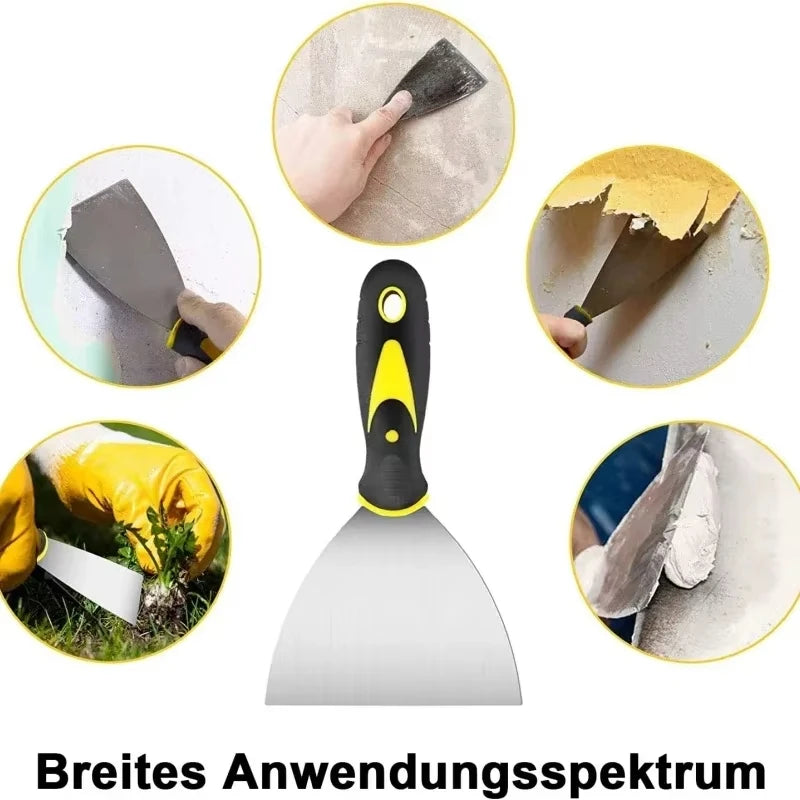 Vielseitiges 4-teiliges Edelstahl-Spachtel-Set 2-5 Zoll – robust - ergonomisch