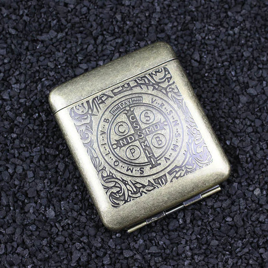 Metall Zigarettenetui mit Adler Muster für 20 Zigaretten