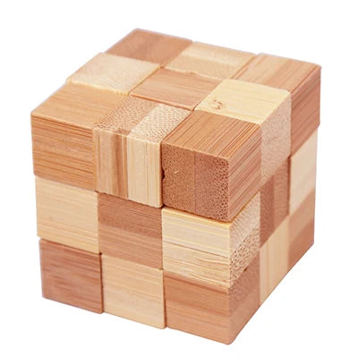 Holz Kong Ming Lock Lu Ban IQ Brain Teaser Lernspielzeug für Kinder