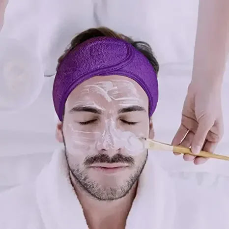 Verstellbares Frottee-Kopfband für Damen, ideal für Spa und Make-up
