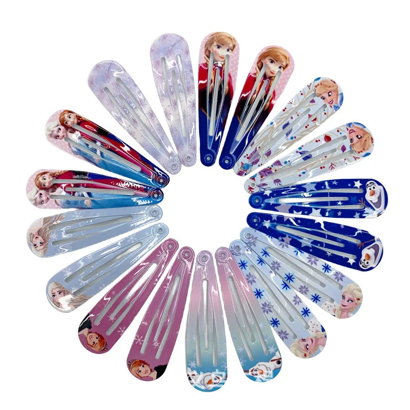 Zauberhafte Frozen Elsa Haarspangen – 10er Set, 4,8 cm, perfekt für Kinderstyles