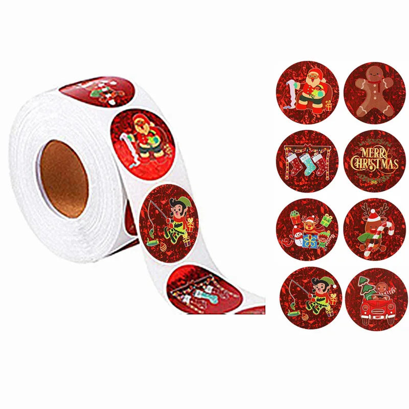 500 runde Kraftpapier-Etiketten für Geschenke, Kuchen und Hochzeit