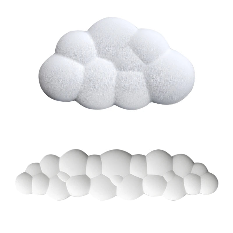 Ergonomische Handgelenkauflage Wolkenform mit Memory-Schaum und rutschfest