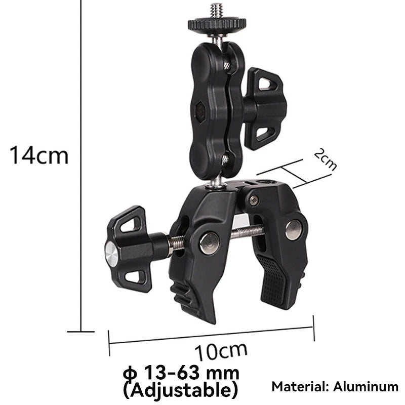 Action Kamera Halterung Fahrrad Motorrad Lenker Selfie Stick Einbeinstativ