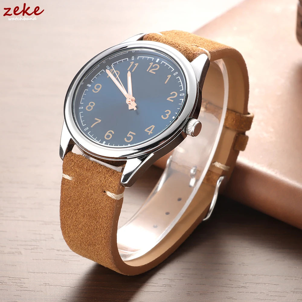 Weiches Wildleder Lederarmband mit Schnellverschluss in 14-22mm Breite