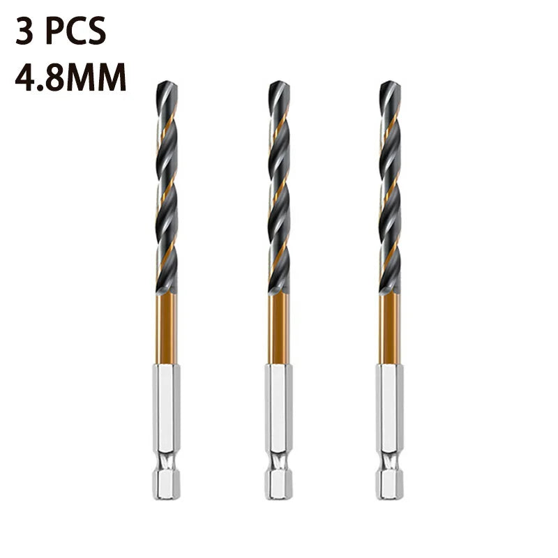 3/7/13PCS Spiralbohrer Set mit Hex Schaft für Holz und Metall