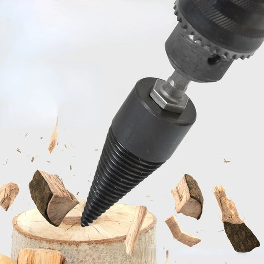 32/42mm Holzspalter Bohrer Kegel Bit für Hammerbohrer Brennholz Spalten