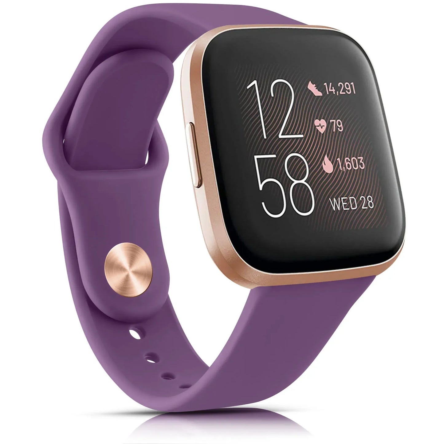 Silikon Armband Sport Ersatz für Fitbit Versa 1 2 3 4 Lite Sense 2