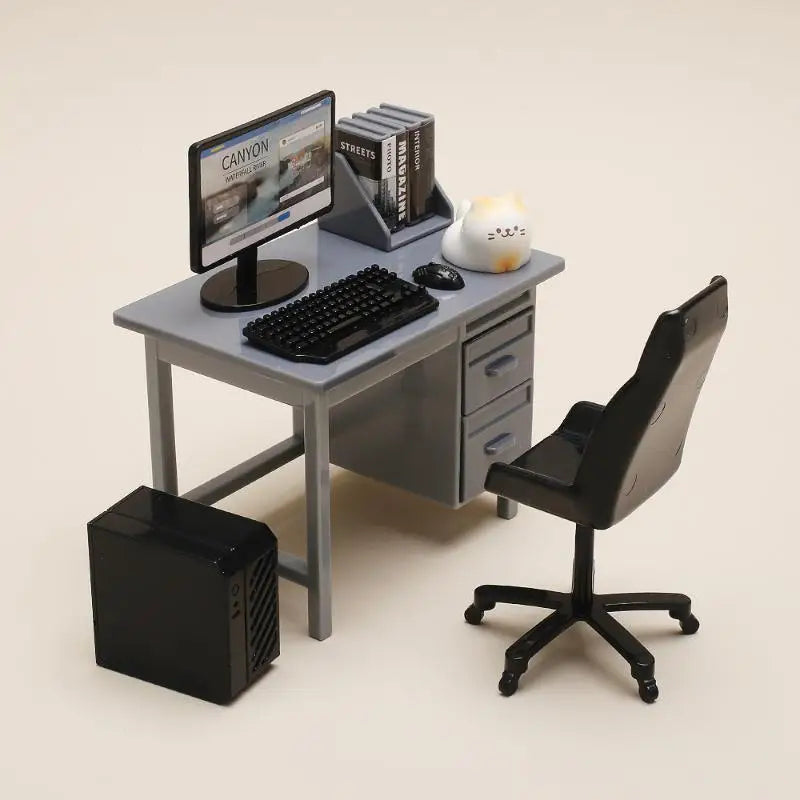 Miniatur Puppenhaus Möbel Set für realistische Raumgestaltung